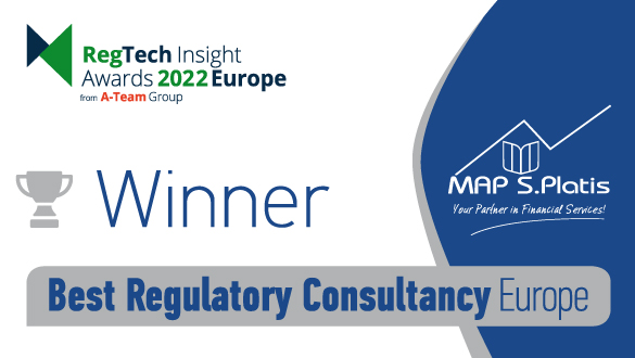 MAP S.Platis Group Wins the Best Regulatory Consultancy – Europe Award at the 2022 RegTech Insight Europe Awards