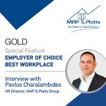 MAP S.Platis Group features in Gold Magazine July Issue – Employer of Choice
