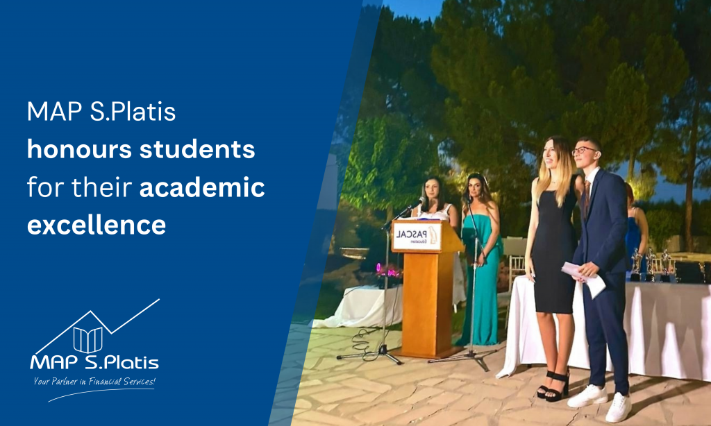 For a second year in a row, MAP S.Platis has recognised and rewarded outstanding academic achievement at the Pascal Greek School.