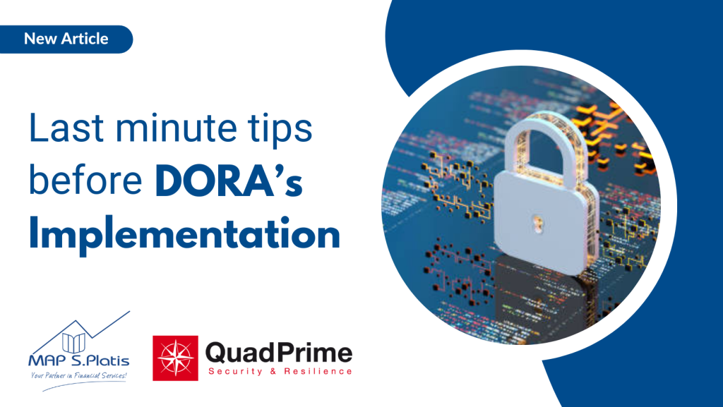 Last Minute Tips before DORA’s Implementation